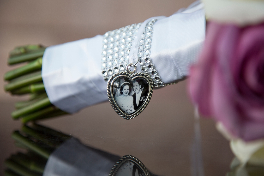 Ann honored her grandparents with a portrait from their wedding day, which was exactly 48 years earlier.