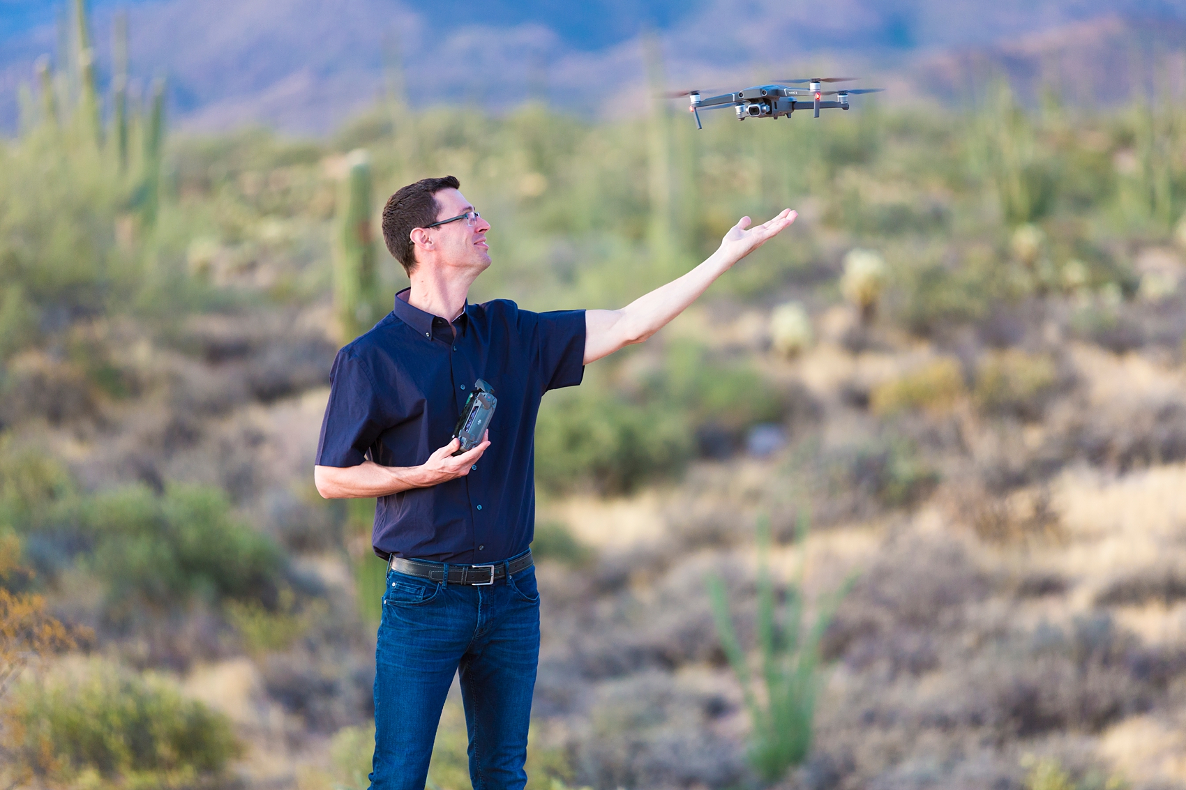 a man with a dron - Branding