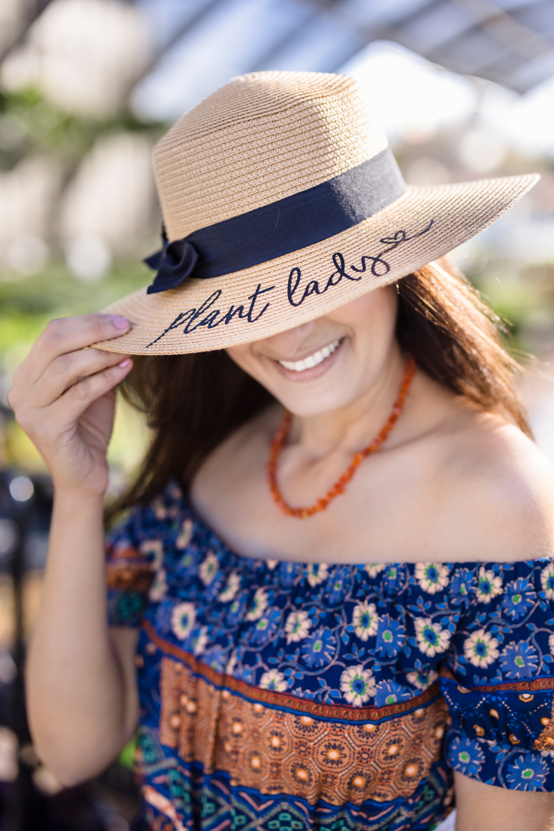 a woman with a hat - Personal Branding